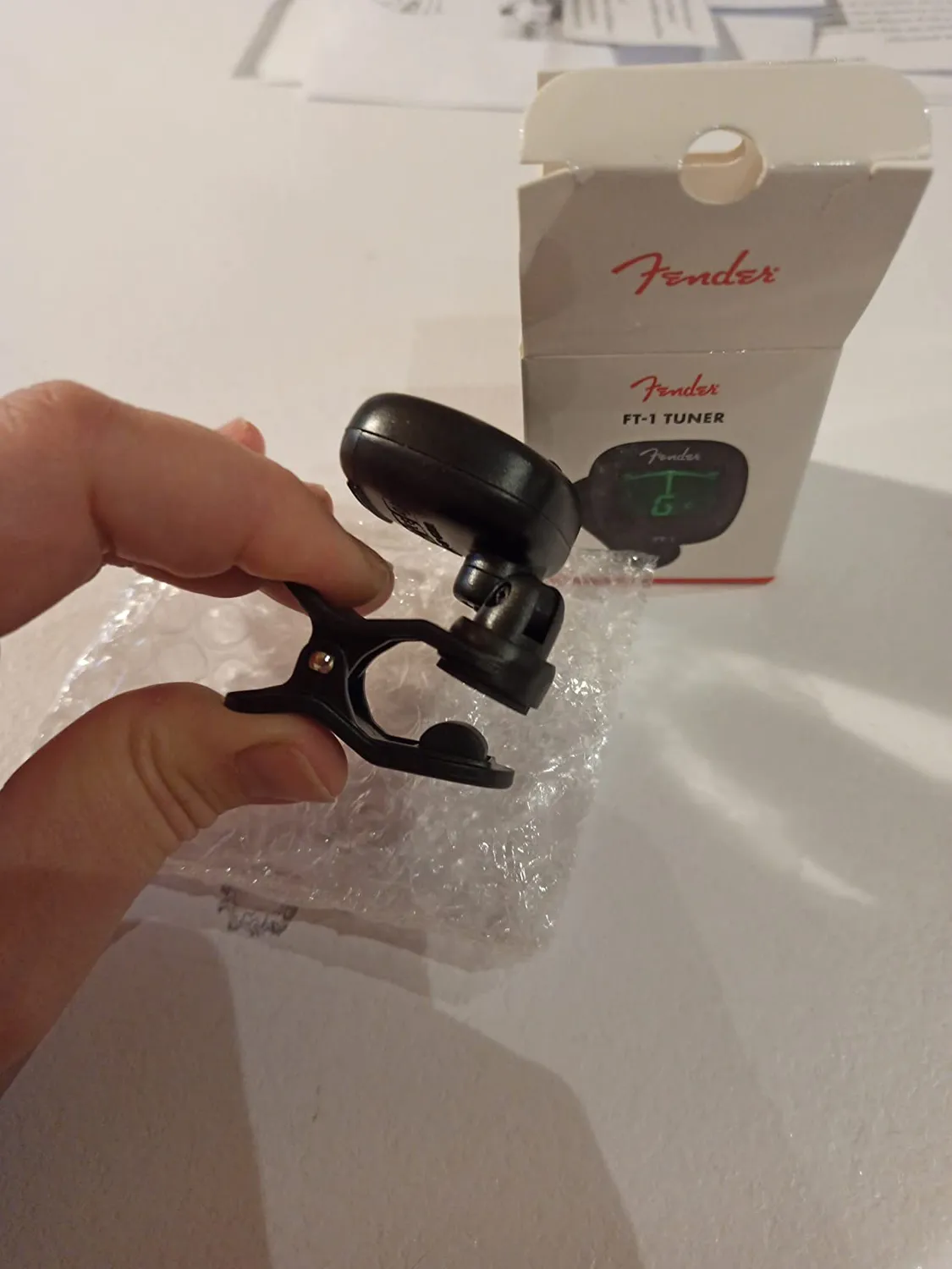 Fender FT-1 Pro accordatore clip nero Gen 1