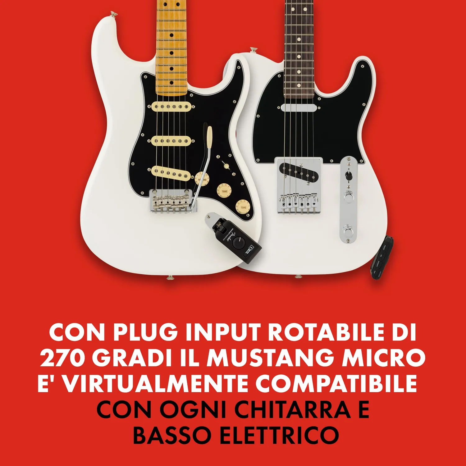 Fender Mustang Micro Plus amplificatore cuffie Bluetooth 100 preset