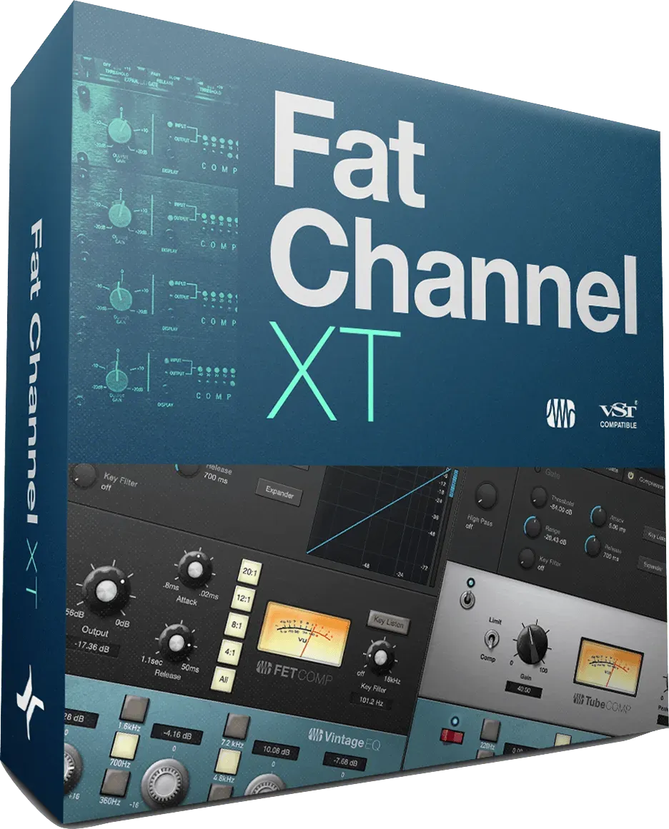 PreSonus StudioLive Fat Channel XT plugin channel strip vintage