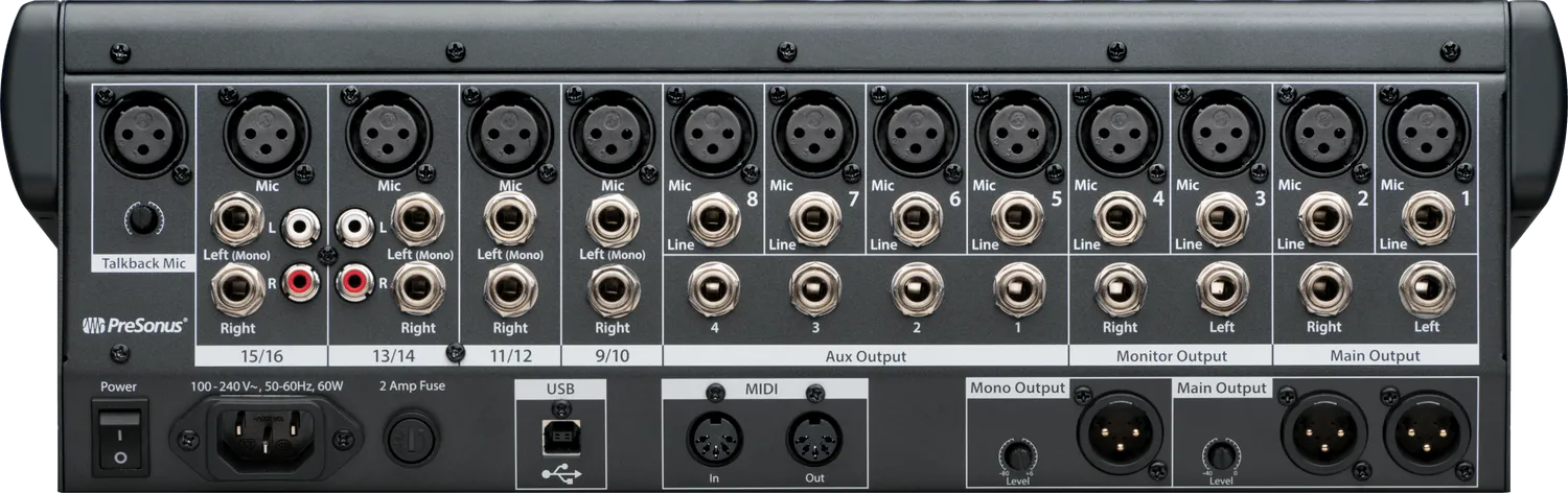 PreSonus StudioLive 16.0.2 USB mixer digitale 16 canali