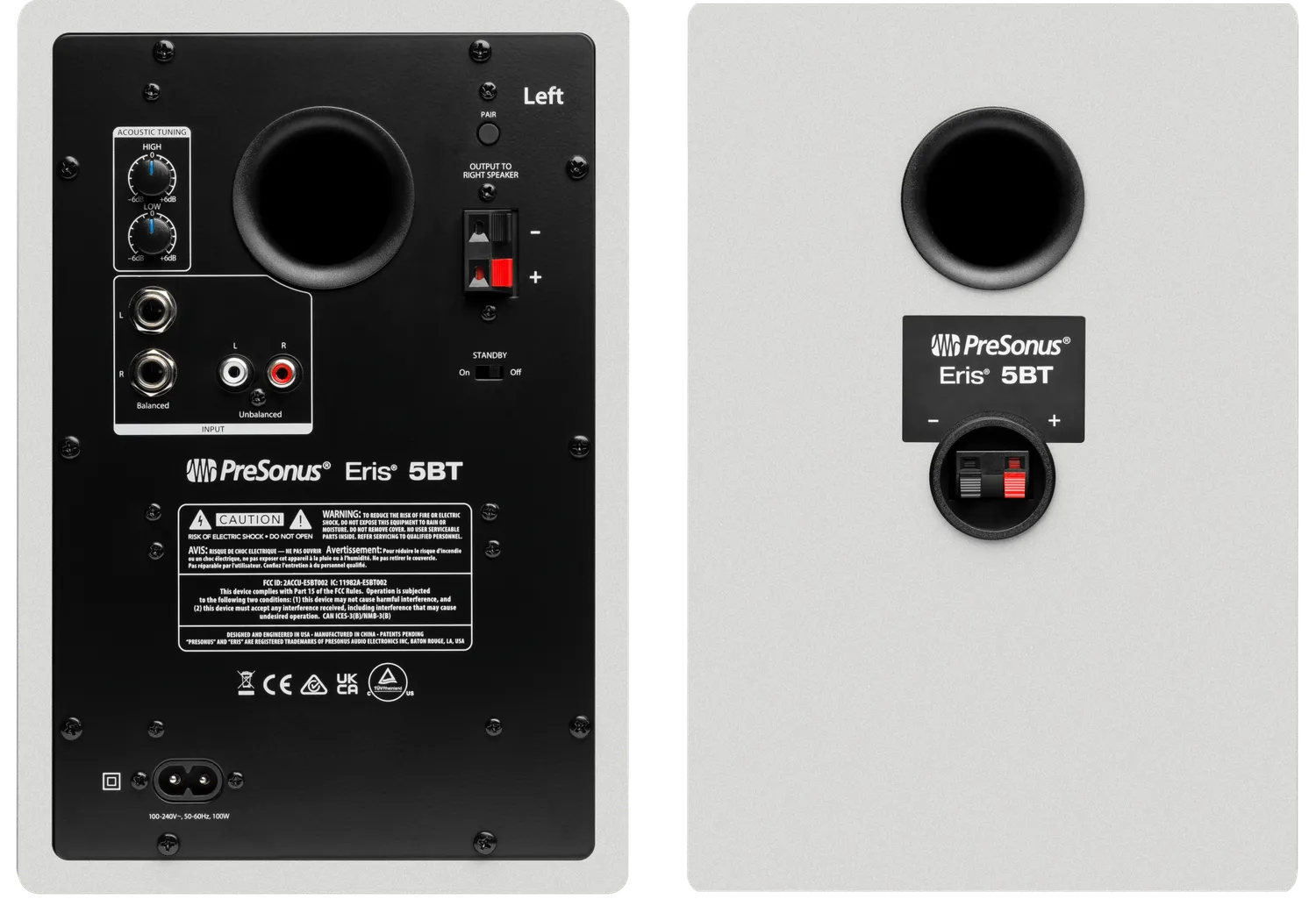 PreSonus Eris 5BT monitor coppia nero Bluetooth 2 gen