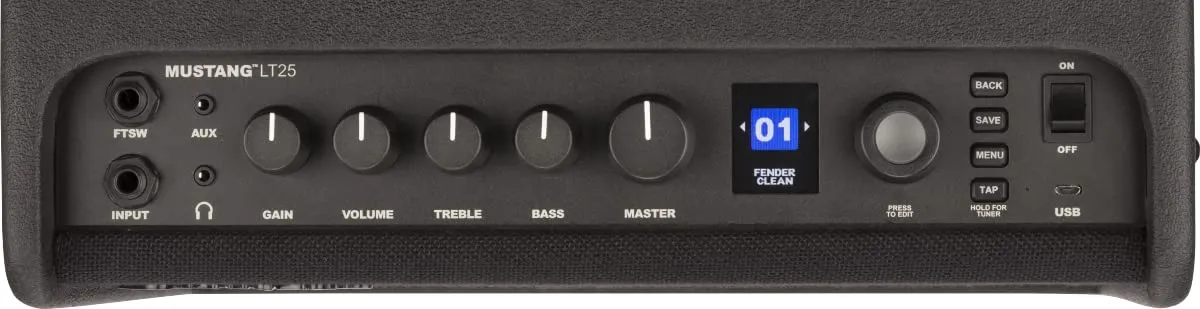 Fender Mustang LT25 Amplificatore Chitarra Digitale 25W