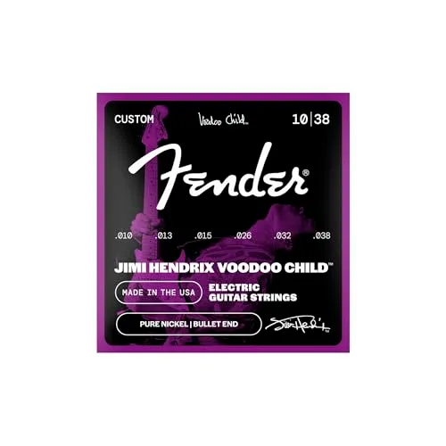 Fender Hendrix Voodoo Child Corde Elettrica 10-38 Testa Sferica