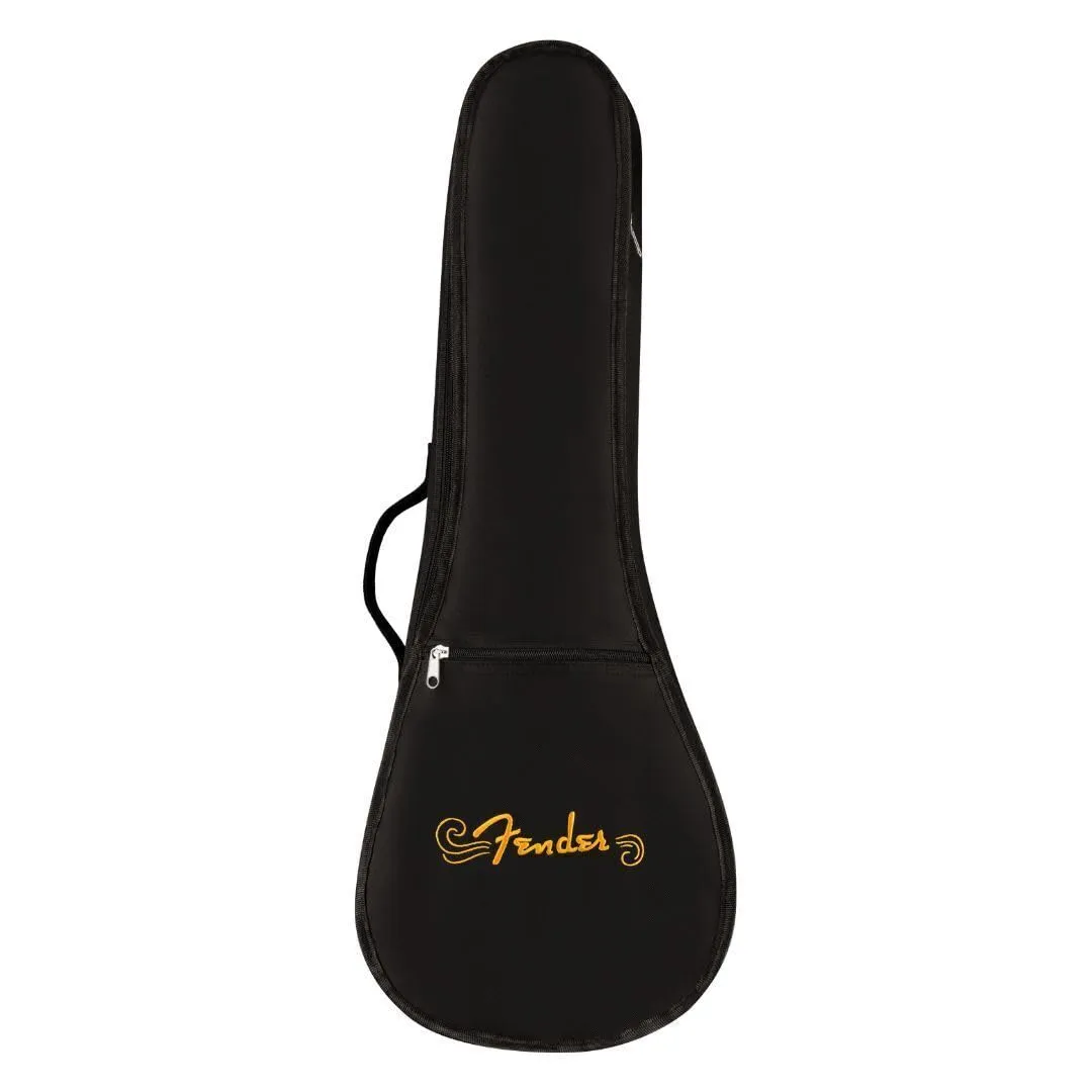 Fender Rincon Ukulele Tenore Aged Cognac Burst Elettrificato