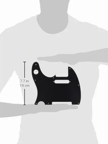 Fender battipenna Tele 8 fori nero multistrato