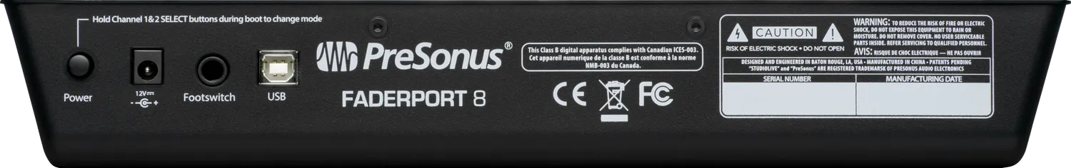 PreSonus FaderPort 8 controller DAW 8 fader motorizzati