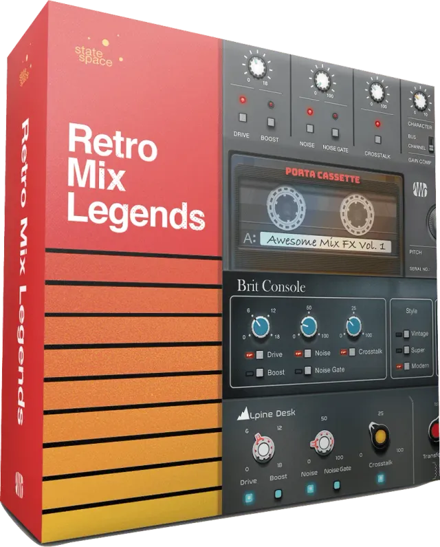 PreSonus Retro Mix Legends 3-Pack plugin mix analogico