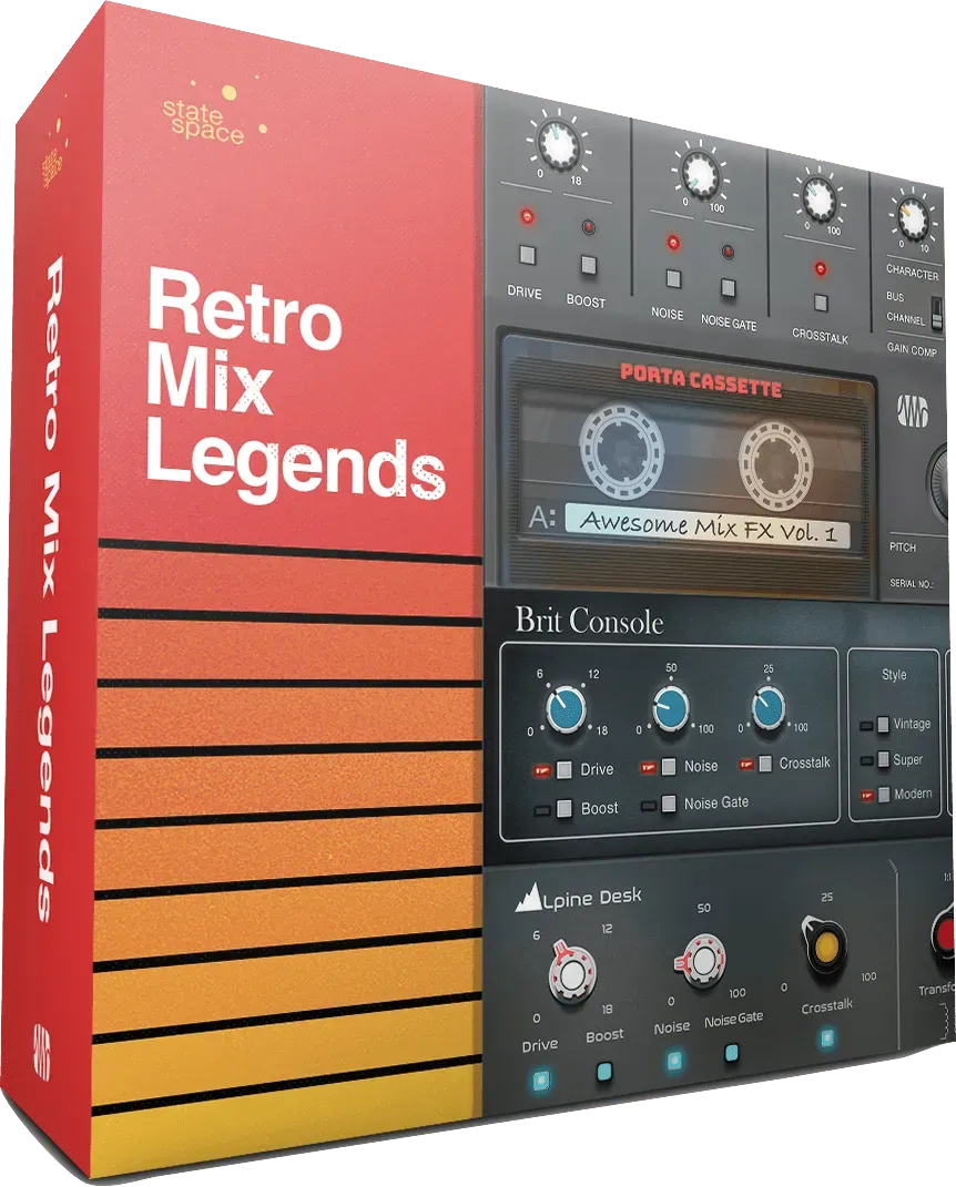 PreSonus Retro Mix Legends 3-Pack plugin mix analogico