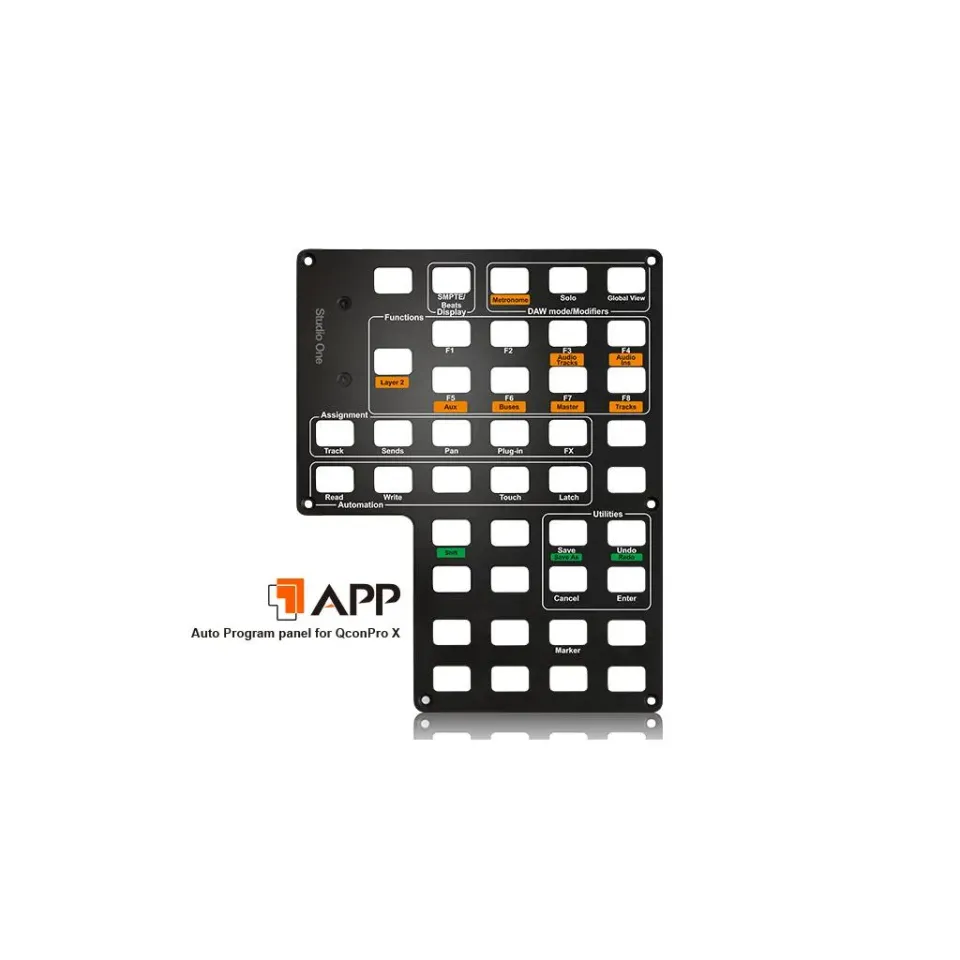 iCON APP StudioOne overlay superficie di controllo