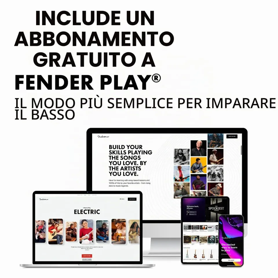 Squier Affinity Precision basso elettrico kit nero con ampli