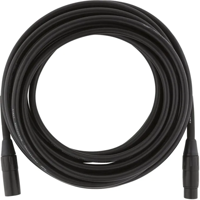 Fender Professional PRO cavo microfono XLR 7,5 m nero bilanciato