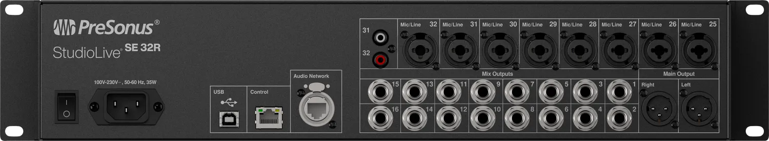 PreSonus StudioLive SE 32R mixer digitale rack 32 canali