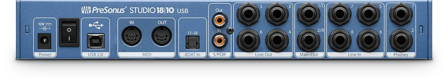 PreSonus Studio 1810 interfaccia audio USB 18 ingressi