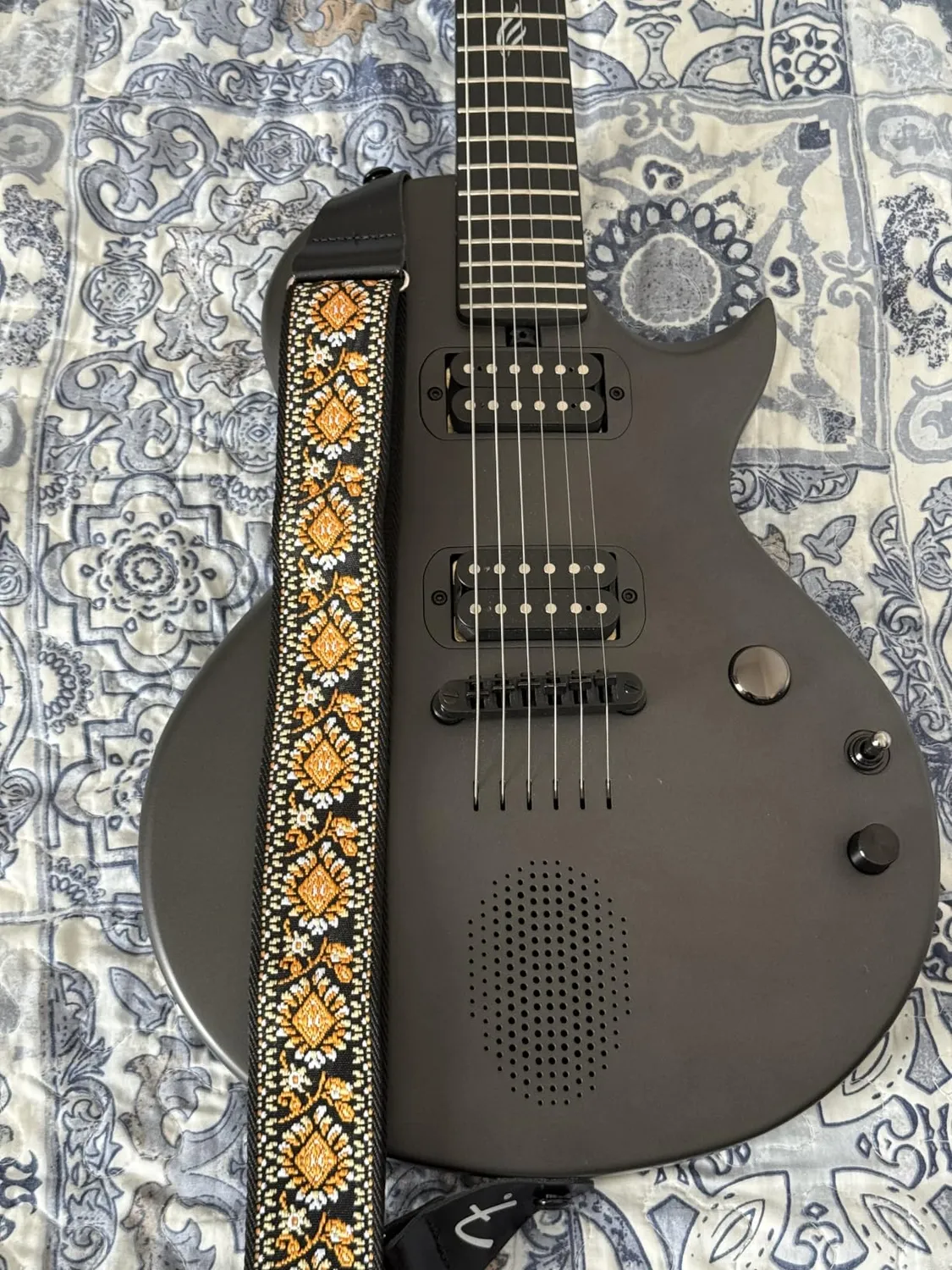 Fender Pasadena Tracolla Chitarra Tan Reticolo Tessuta