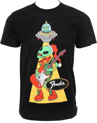 Fender Alien Ugly Christmas maglietta taglia M cotone
