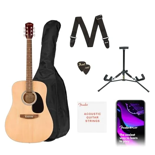 Fender Alternative Dreadnought chitarra acustica naturale kit FA-25