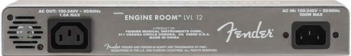 Fender Engine Room LVL12 alimentatore pedalboard 12 uscite
