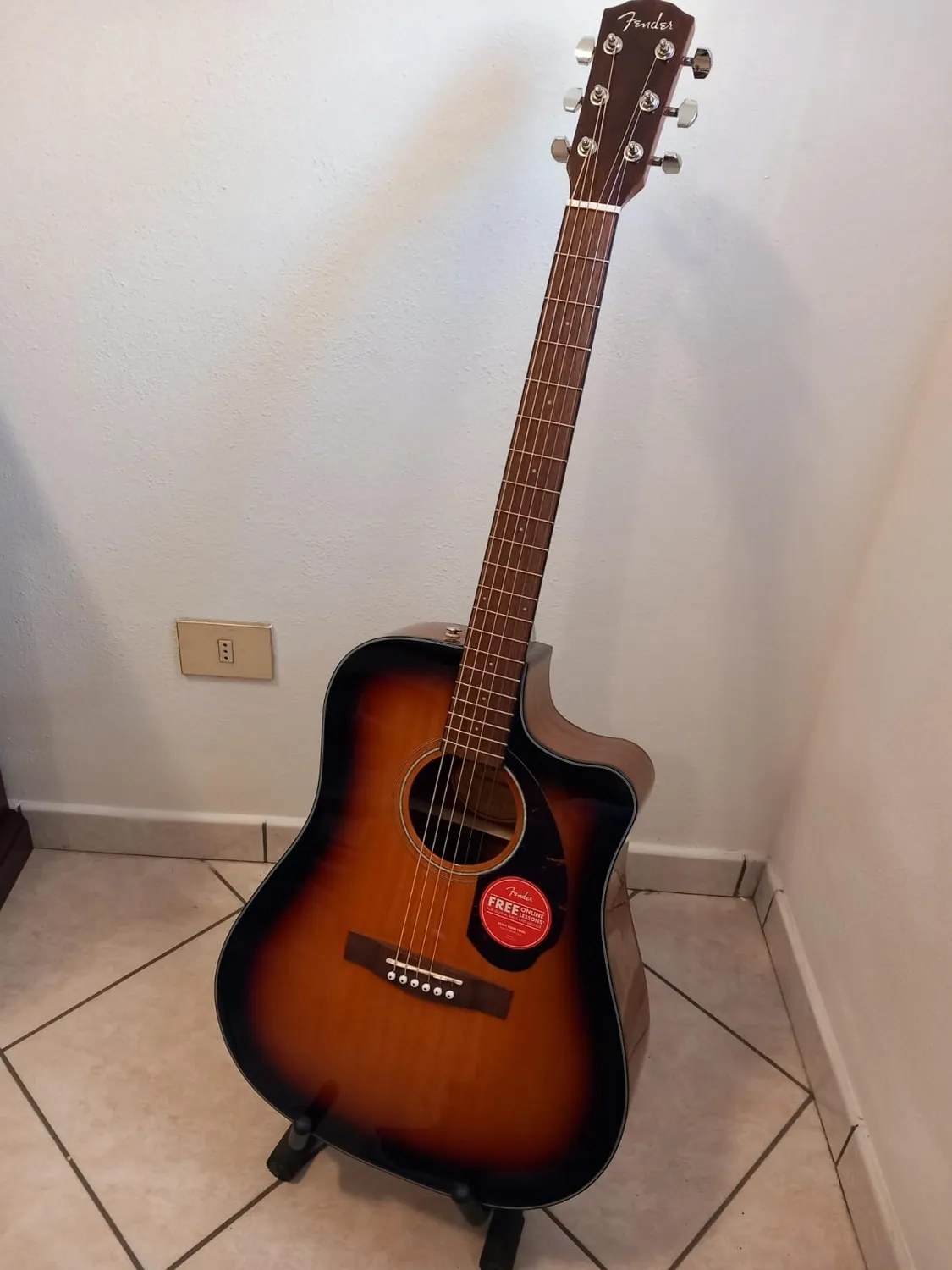 Fender CD-140SCE Chitarra Elettroacustica Natural