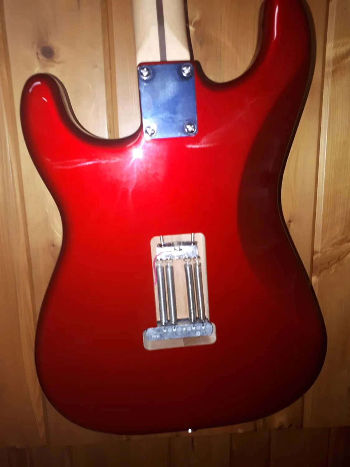 Fender Stratocaster corpo chitarra ontano Candy Apple Red