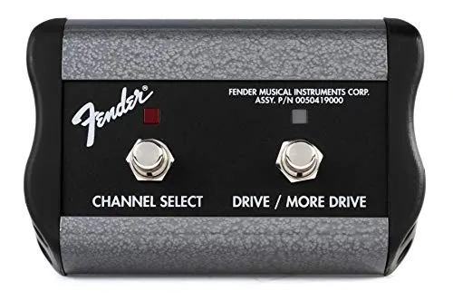 Fender Footswitch Pedale 2 Pulsanti Canale Gain Jack 6,3 mm