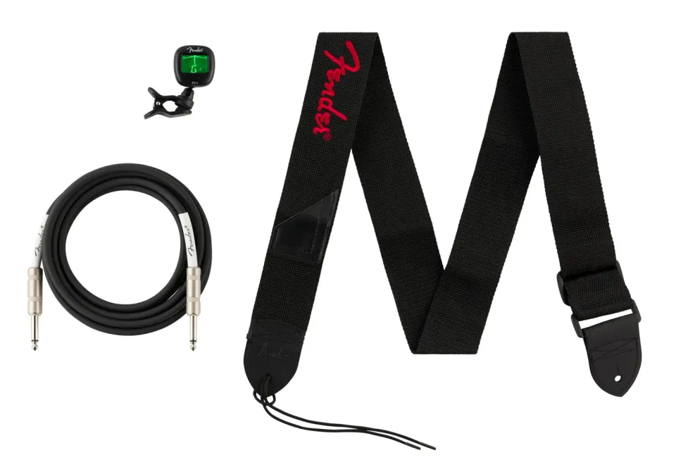 Fender Kit accessori chitarra accordatore cavo tracolla