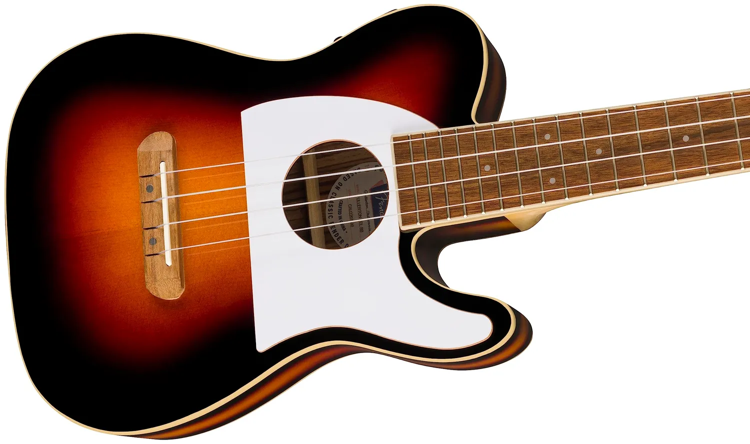Fender Fullerton Tele Uke Ukulele Sunburst 2 Colori