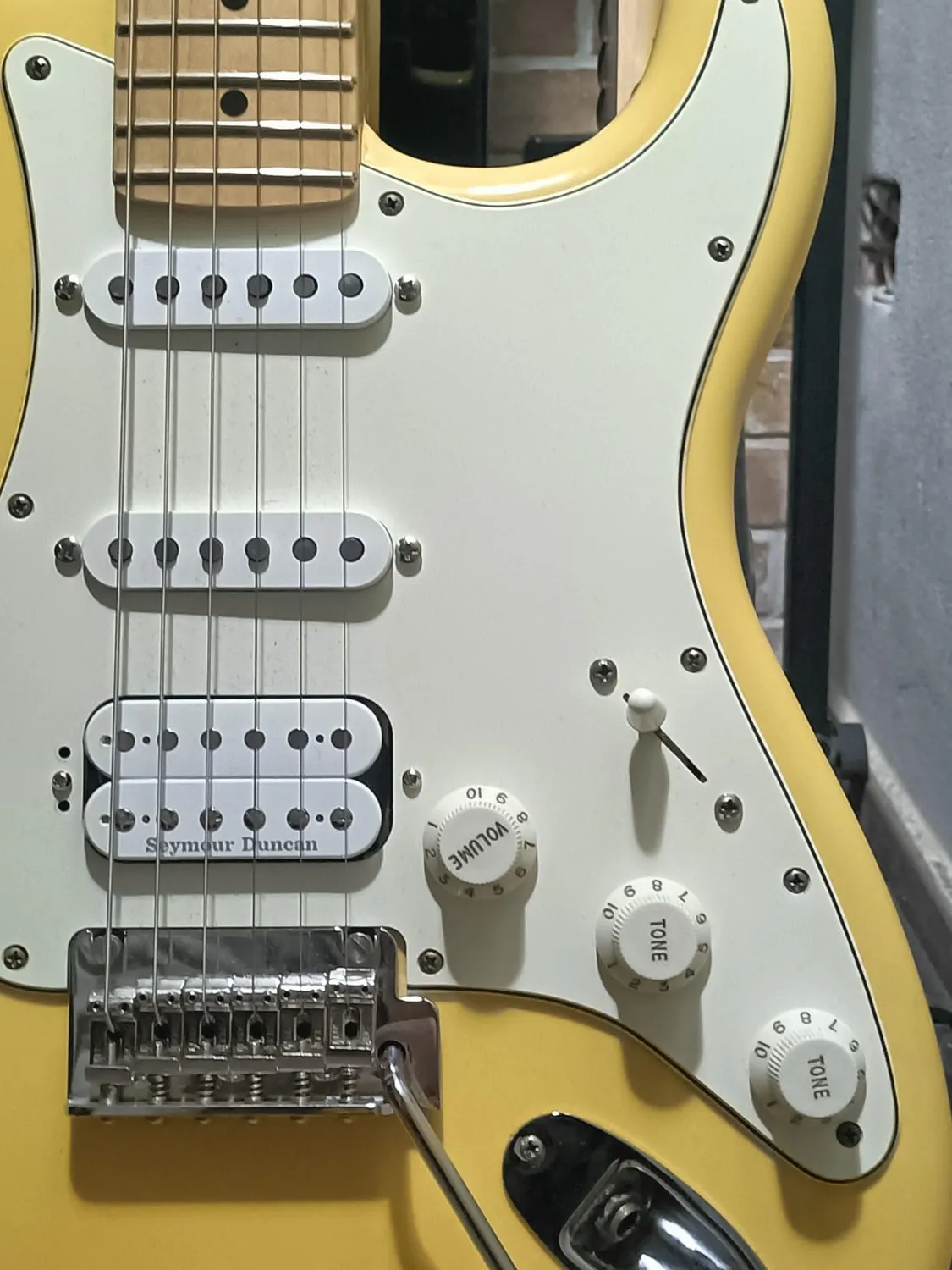 Fender Vintage Noiseless pickup Strat set 3 aged white