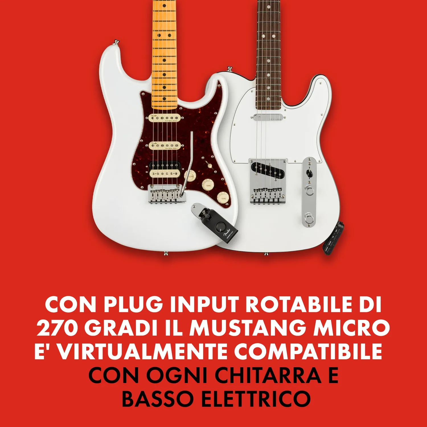 Fender Mustang Micro amplificatore cuffie Bluetooth USB