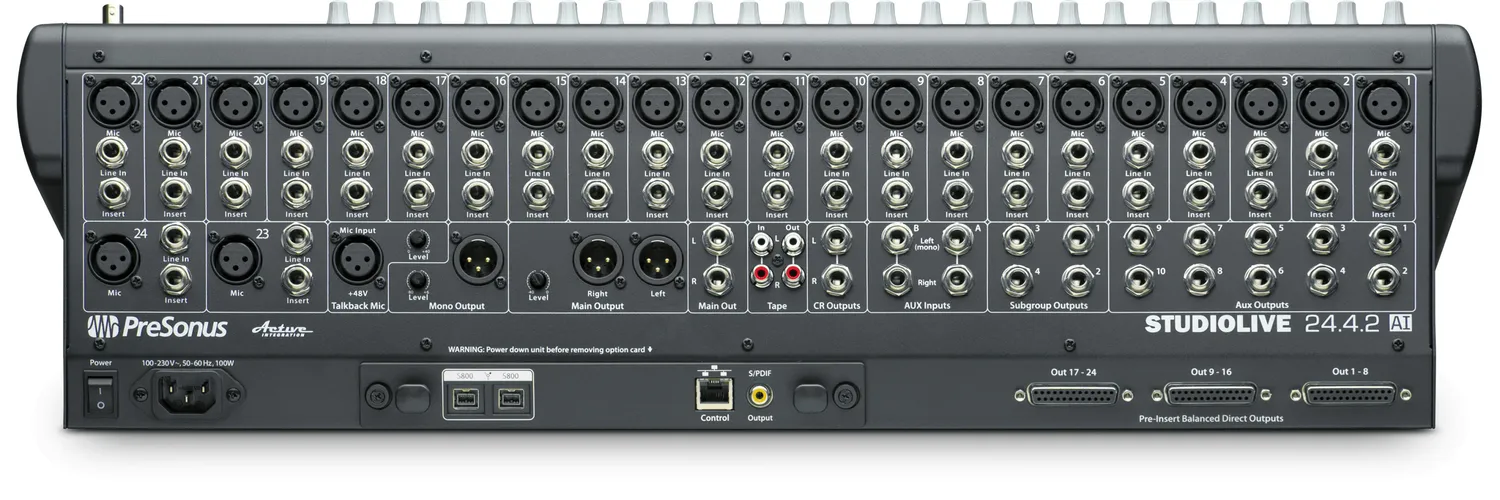 PreSonus StudioLive 24.4.2AI mixer digitale 24 canali