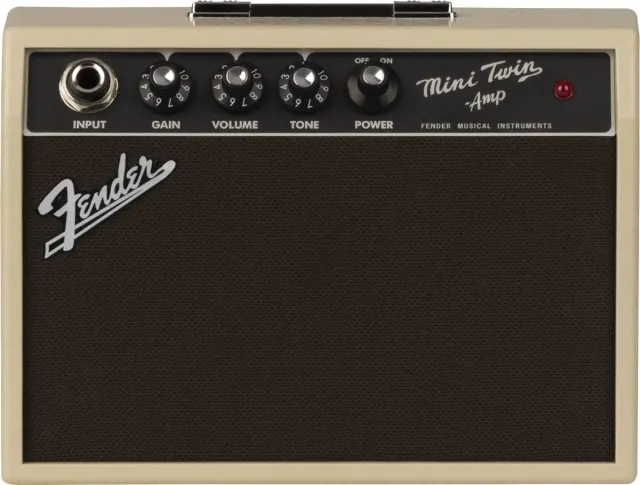 Fender Mini '65 Twin Amp amplificatore chitarra 1W blonde cuffie