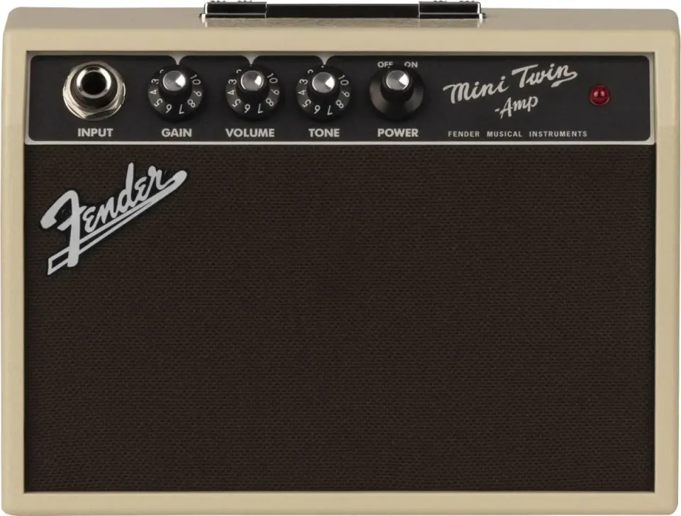 Fender Mini '65 Twin Amp amplificatore chitarra 1W blonde cuffie