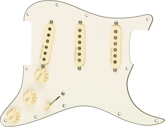 Fender Vintage Noiseless battipenna Strat precablato bianco