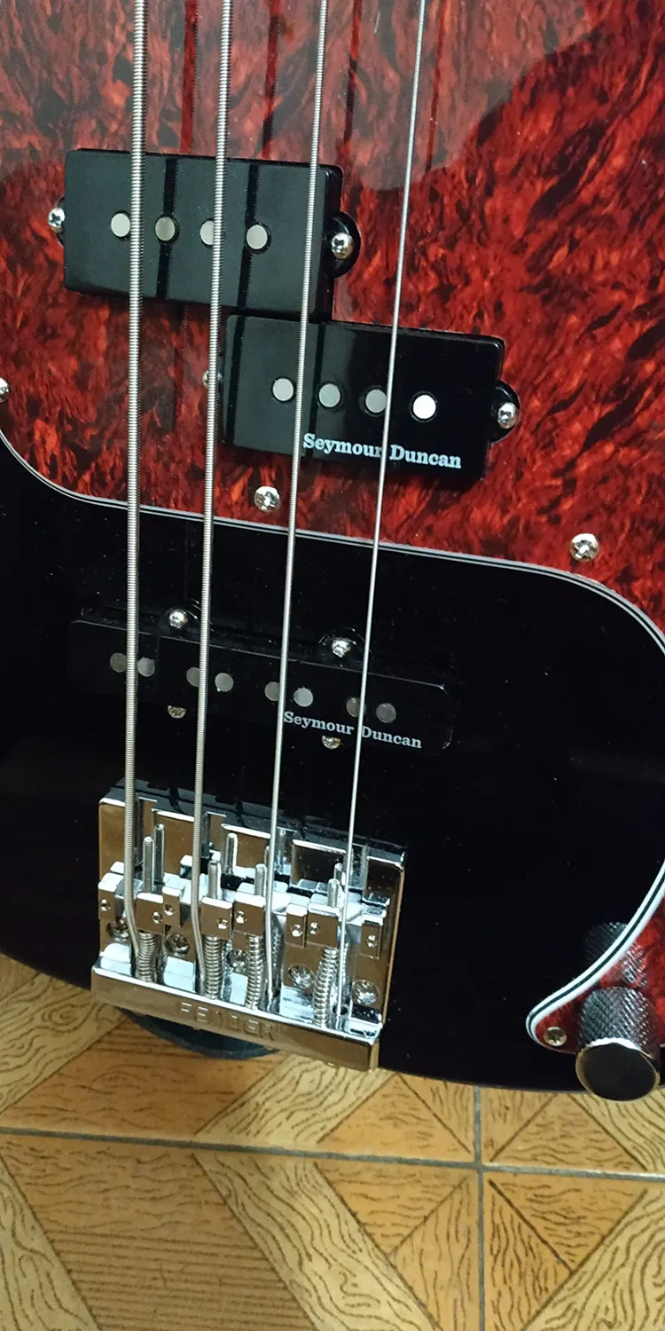 Fender HiMass Ponte Basso 4 Corde Ottone Cromato
