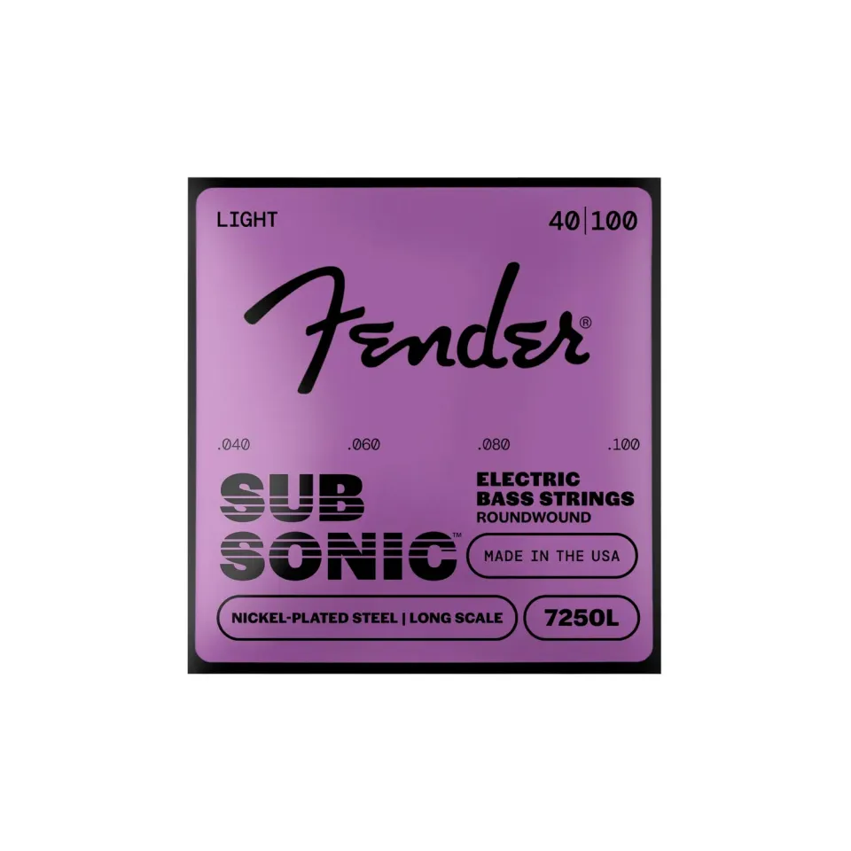 Fender 7250L corde basso 040-100 nichel leggere