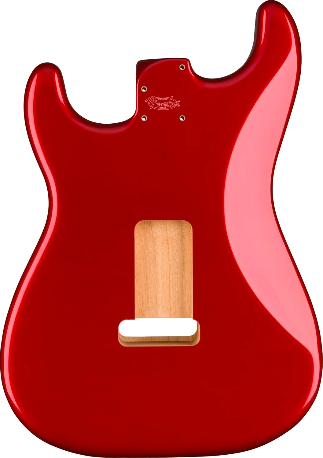 Fender Deluxe Stratocaster HSH corpo chitarra Candy Apple Red ontano