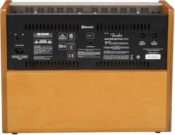 Fender Acoustic 100 ampli acustica 100W bluetooth