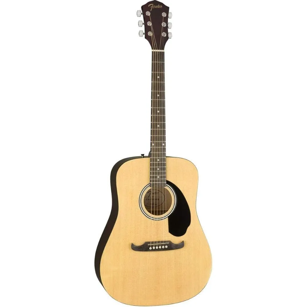 Fender FA-125 Chitarra Acustica Dreadnought Nera