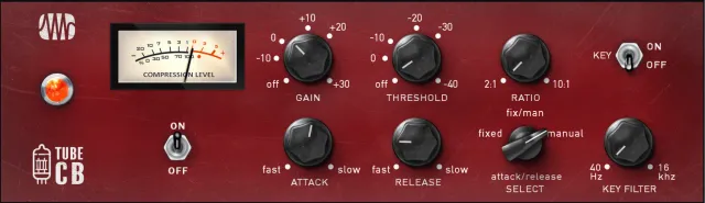 PreSonus Fat Channel Tube CB plugin compressore ottico