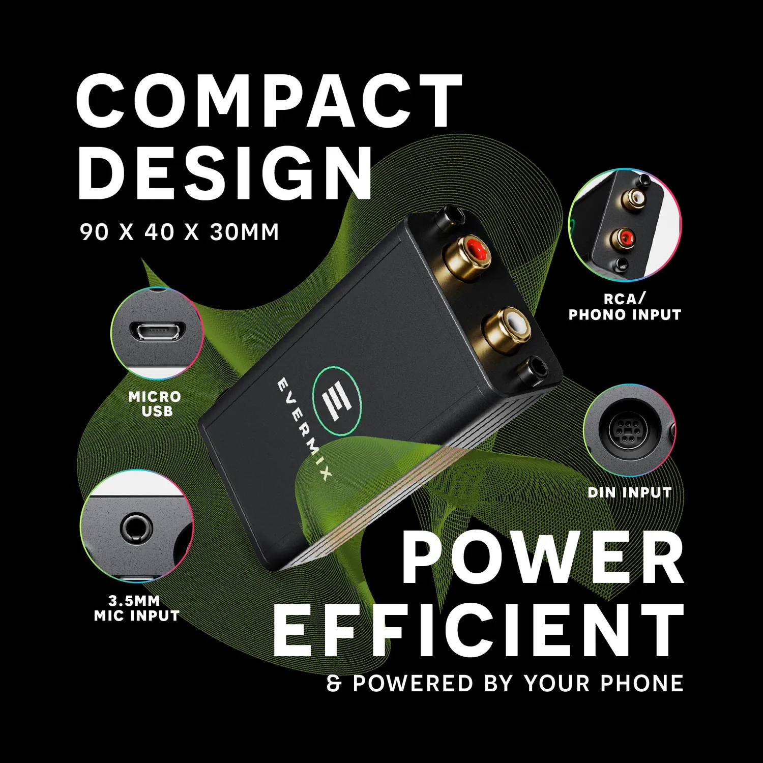 EvermixBox5 interfaccia audio USB-C per DJ