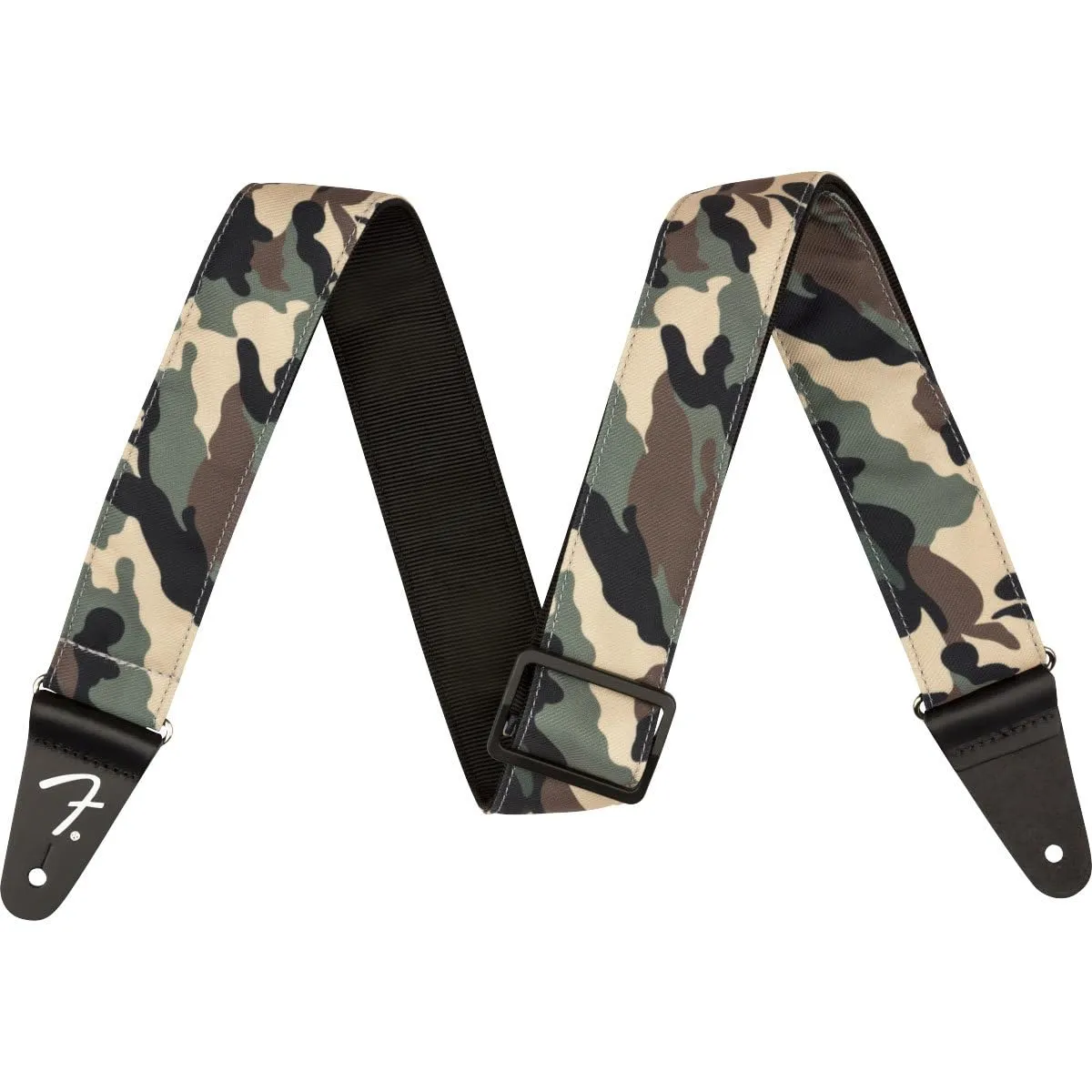 Fender Camo Strap 2 tracolla chitarra mimetico invernale 5 cm