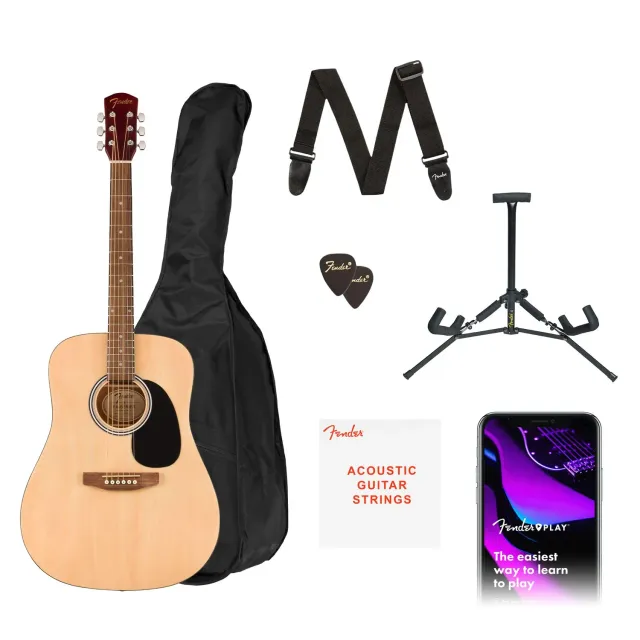 Fender Alternative Dreadnought chitarra acustica naturale kit FA-25