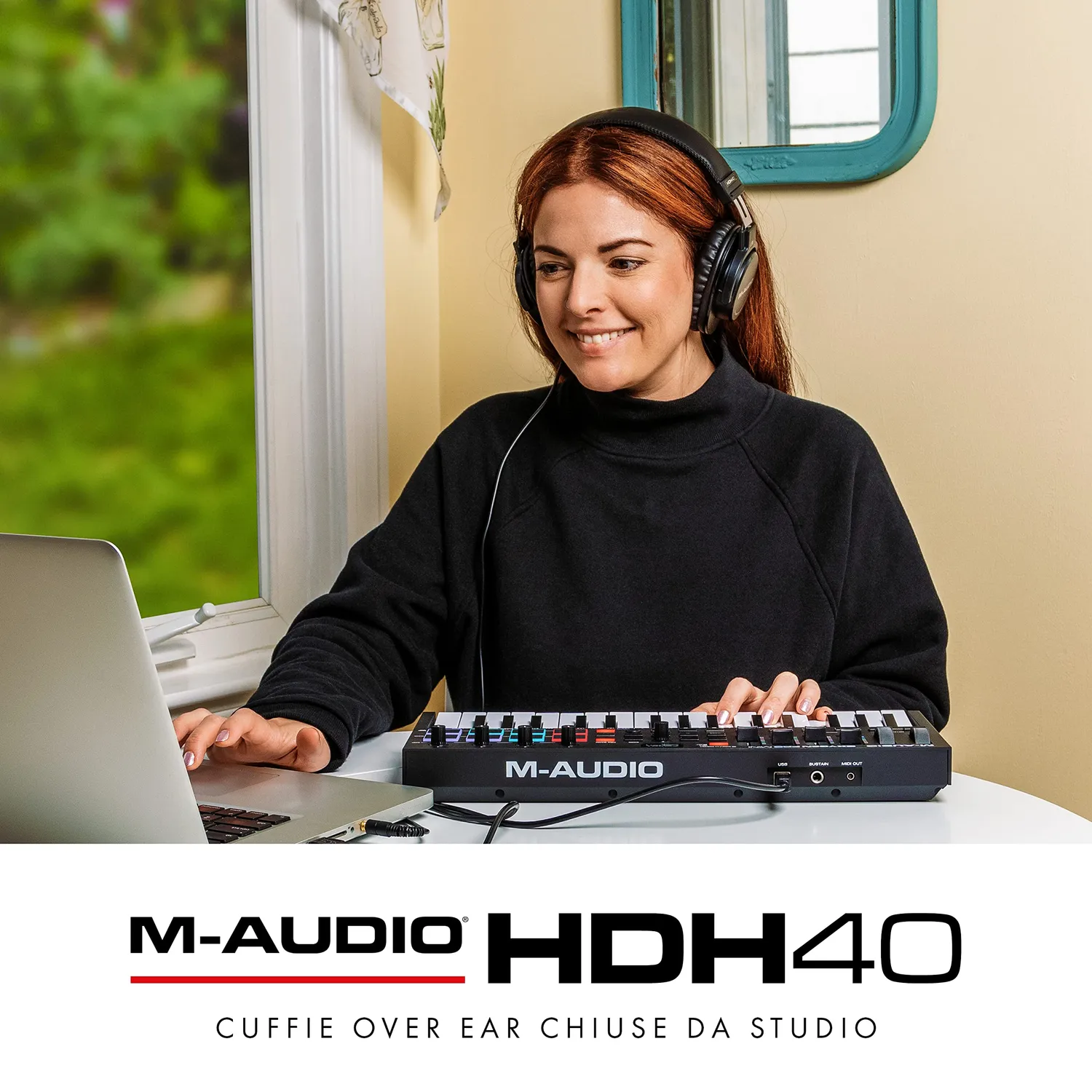 M-Audio HDH40 cuffie over-ear chiuse 32 ohm