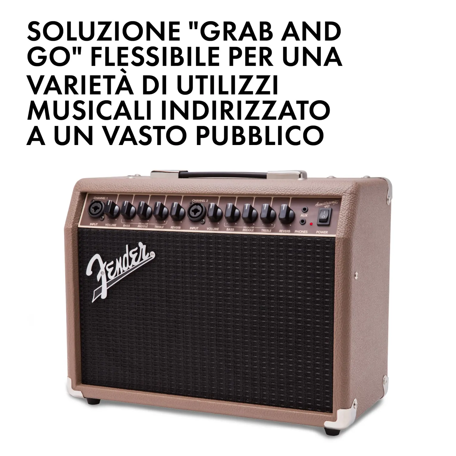 Fender Acoustasonic 40 Amplificatore Acustica e Voce 40W