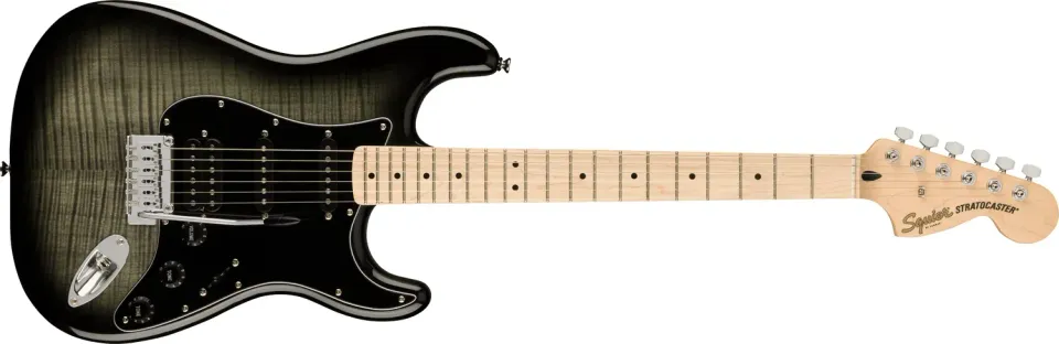 Fender Affinity Stratocaster FMT HSS Chitarra Elettrica Black Burst acero