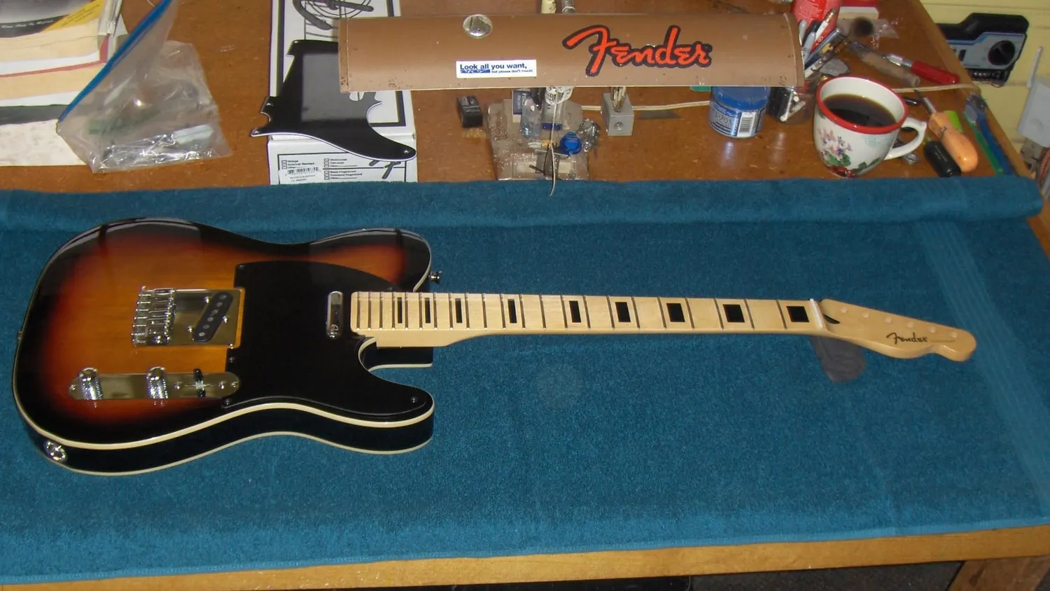 Fender Player Telecaster Manico Acero 22 Tasti Jumbo Block