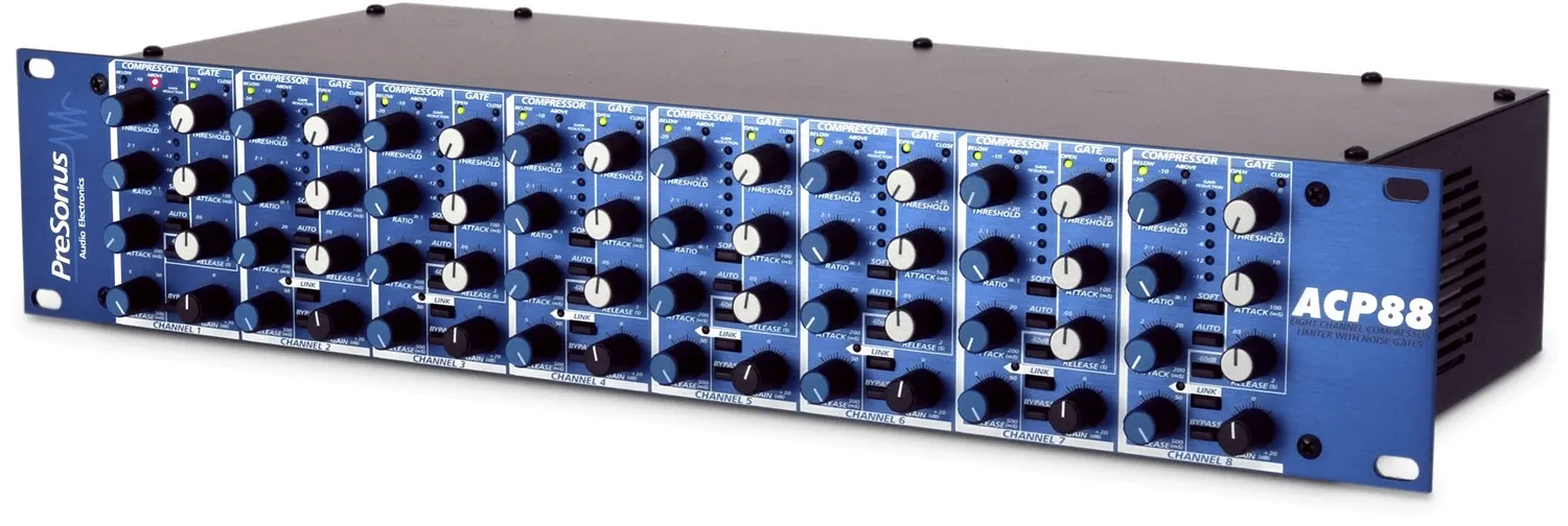 PreSonus ACP88 compressore limiter gate 8 canali analogico