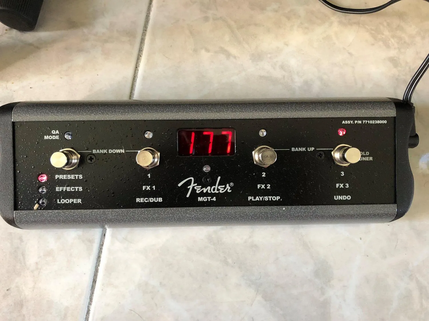 Fender MGT-4 Footswitch Mustang GT 4 Pulsanti