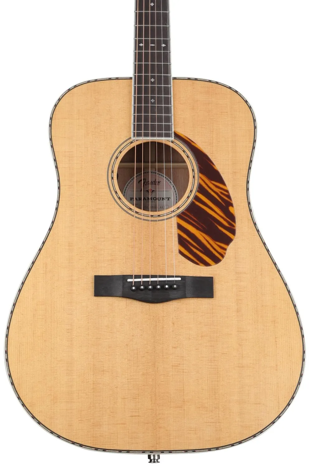 Fender PD-220E Paramount dreadnought naturale
