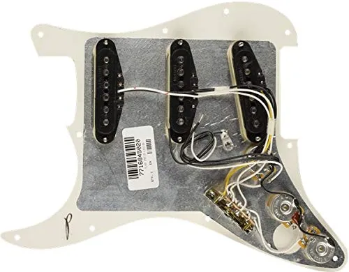 Fender Hot Noiseless battipenna Strat S/S/S bianco