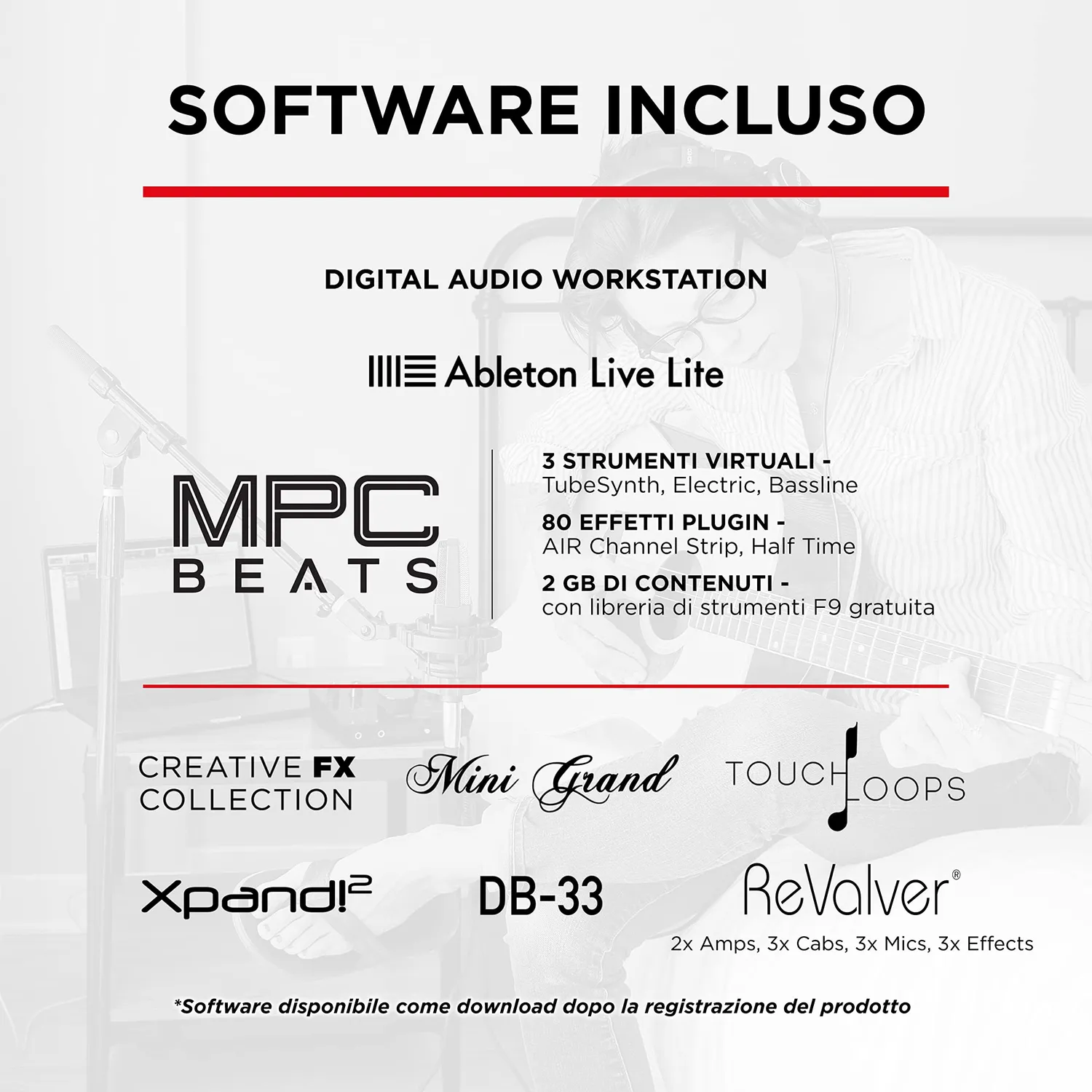 M-Audio AIR 192|6 scheda audio USB MIDI 24bit 2in